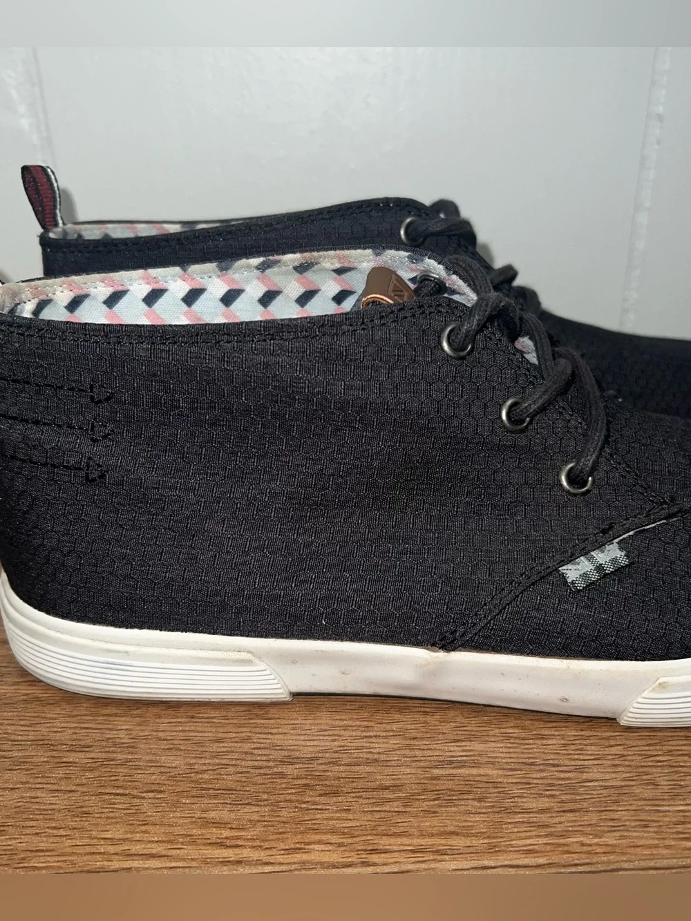 Ben Sherman Men's Chukka Sneakers Size 10.5 Navy Black High Top Casual Shoes